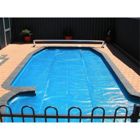 PERFECTPITCH 16 ft. Round Heat Wave Solar Blanket Swimming Pool Cover, Blue PE23515